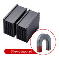 50Pcs Magnetic Label Holders with Magnetic Data Card Holders with Clear Plastic Protectors for Metal Shelf (1 x 2 Inch).