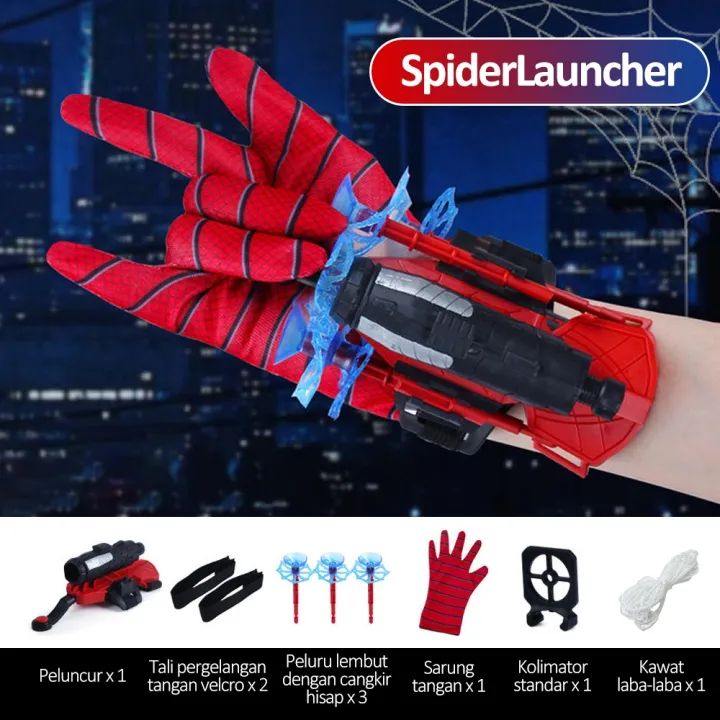 Spider%20Web%20Shooters%20Toy%20for%20Kids%20Fans,%20Hero%20Launcher%20Wrist%20Toy%20Set,%20Cosplay%20Launcher%20Bracers%20Accessories,%20Sticky%20Wall%20Soft%20Bomb%20Funny%20Children's%20Educational%20Toys,%20Multicolor%20-%20Image%202