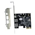 3 Ports PCI-E 1X to 16X 1394 DV Video Capture Card with 6 Pin to 4 Pin Firewire Adapter Free Driver Desktop Computer Accessory. 