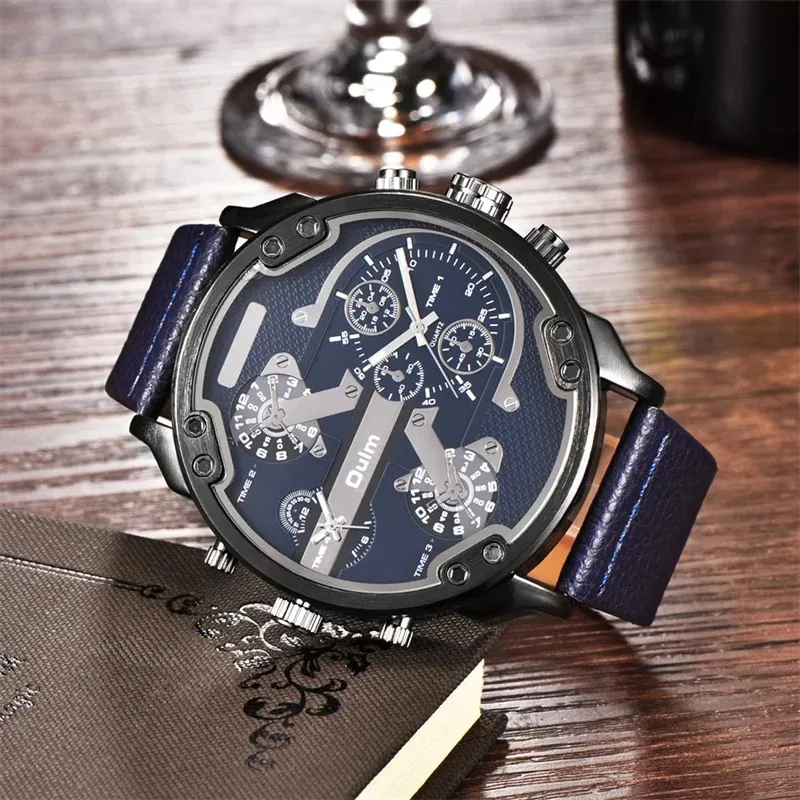 Oulm Mens Oversized Watches Oulm Men's Casual Sports Watches