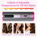 Hair Curler Set Cordless Automatic Rotating Hair Curler Curling Iron LED Display Temperature Adjustable Styling Tools Wave Styer.