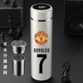 304 stainless steel smart thermos cup football fan sports water cup man c Ronaldo Messi Neymar Barcelona Real Madrid cup. 