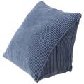 Reading Backrest Cushion Wedge Pillow Back Cushion Lumbar Pad Bed Office Chair Rest Pillow Back Support Pillow(Blue). 