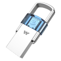 Walton Dual Plug WC3128P032 128GB USB 3.0 Type-C Pendrive USB OTG Type C Metal USB Flash Drive. 