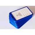 Id Cards-Natural Hard Metal (Aluminum Alloy) ID Card Holder/Badge with Scratch Guard for Office ID Card.