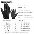 Outdoor Sport Gloves Men's Fitness Gloves Long Finger Winter Windproof Cycling Bike Glove MTB Road Bicycle Tactical Glove KF401.