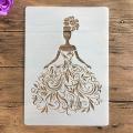 Fashion Painting Template Stencil 10in by 8in.. 