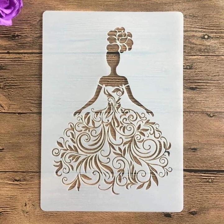 Fashion Painting Template Stencil 10in by 8in.