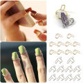 Wudu Nail Rings Non Tarnish 10PCS Adjustable No Glue No Women Gift Ring Set For HALAL NAILS Decoration (10 Pieces).