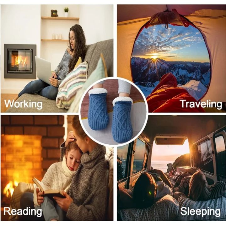 Women%20Knitted%20Slipper%20Socks%20Cozy%20Fuzzy%20Socks%20Non%20Slip%20Socks%20Winter%20Indoor%20Double%20Layer%20Bedroom%20Slipper%20Socks%20EU35-48%20US%205-11.5%20kunminghaoming%20-%20Image%205