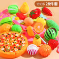 Kids live in a simulated kitchen, cut cut, fun toys girls cook, boys and girls baby cut fruits to cook set. 