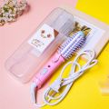 Mini Electric Straightening Iron&Curling Iron Hair Curler 2 in 1 Hair Straightener Flat Irons Ceramic Styling Tools.