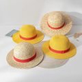 Luffy Straw Hat Anime Cosplay Summer Hats for Adult Beach Cap Halloween Men Women. 