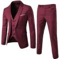 Men Classic 3piece Set Suit Wedding Suits for Men Slim Suit Jacket Pant Vest Suit for Men Tuxedo Single Breasted Plus Szie S-6XL.