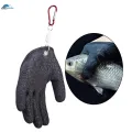 Professional Fishing Hunting Gloves Fish Textured Grip Resistant Fishing Grips Cleaning Fillet Slicing Hand. 