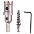 Carbide Tip Metal Cutter Stainless Steel HSS Drill Bit Holesaw 25mm. 