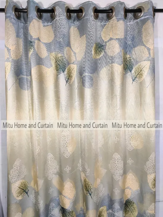 Curtain%20Porda%20Synthetic%20curtains%20Thick%20Indian%20porda%20Window%20protector%2060*84%20inch%20Classical%20big%20size%20%206%20kuchi%20curtain%20Blue%20ash%20Leaf%20art%20-%20Image%204