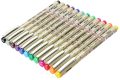 12 Colors 0.5 mm Micro-Pen Fineliner Pen Set Ink Pens. 