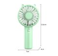 k-1 portable small fan Portable Usb Rechargeable Handheld Fan with Strong Airflow Low Noise 3 Speed Settings Battery Operated Pocket Fan for Travel Office Outdoor Use Travel Handheld Fan. 