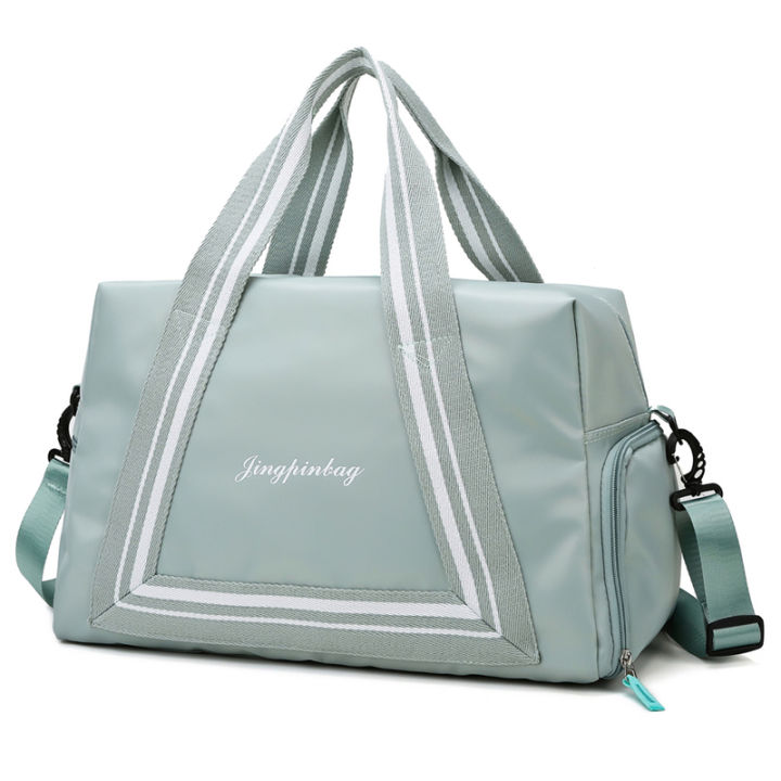 Small Short Business Trip Portable Travel Bag for Women Fashion out Small Luggage Bag Gym Bag Lightweight Waterproof Oxford Cloth