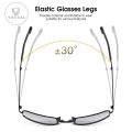 Vocoal Photochromic Sunglasses Foldable Men Women Polarized Chameleon Glasses Driving Goggles Anti-glare Sun Glasses Night Vision Lens UV Protection Chic Retro Sun glasses. 