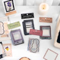 (New)RH Online 15PC Time Boundary erie Waterproof PET ticker Album Diary Journal Decorative Craft crapbooking DIY ticker.