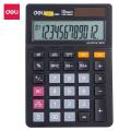Deli	EM01320	Desk Calculator Plastic-12 Digits. 