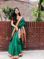 Cotton Saree with Running Blouse Piece - Multicolor-Comfortable for Any Weather and Occasion- Perfect for Women..