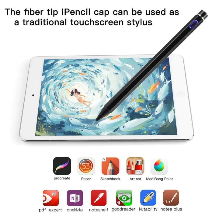 Active%20Stylus%20Pen%20Capacitive%20Pen%20USB%20Rechargeable%201.45mm%20Stylus%20Pens%20For%20Touch%20Screens/iPad/iPhone/Samsung%20Galaxy%20Note%208/All%20Smart%20Phone/Tablet%20-%20Image%206