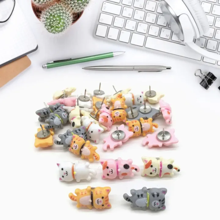 30Pcs%20Decorative%20Push%20Pins%20Cork%20Board%20Tacks%20Bulletin%20Board%20Thumb%20Tack%20Decoration%20for%20Home%20Office%20Photo%20Walls%20Map%20Boards%20Dropship%20-%20Image%203