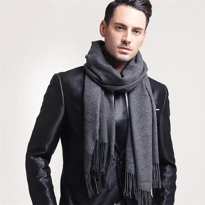 %E3%80%90Be%20worth%E3%80%91%20Men%20Faux%20Wool%20Warm%20Scarfs%20Winter%20Shawl%20Neck%20Thick%20Knit%20Super%20Soft%20Solid%20Wrap%20-%20Image%202