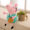 Stuffed Toys Paige George's family of four plush toy doll pink piggy doll children's holiday gifts. 