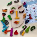 Wooden Montessori Puzzles, Art Puzzle Set, 26 Wooden Montessori Puzzles, Picasso Kids Art Puzzle Set. 