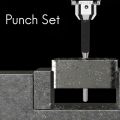 9-Piece Set-Up Punch Round Punch Pieces Roll Pin Punch Set Tool Bolt Catch Roll Pin Punch Tool Kit.
