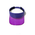 New Spring Summer PVC Empty Top Hat Adult Fashion Candy Color Hoodless Hat Anti Empty Top Baseball Cap.
