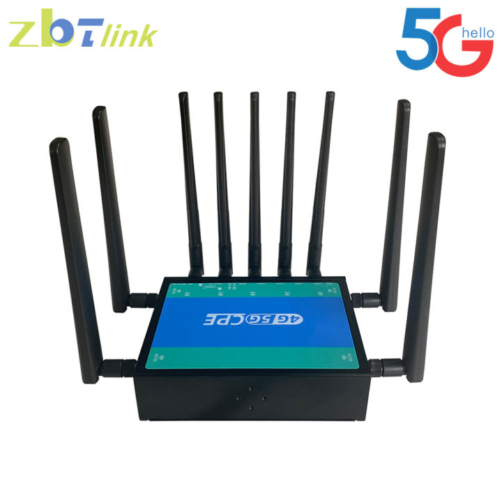 Zbtlink 5G Router with Two SIM WiFi6 3000Mbps SimCard CPE Modem RM520N ...