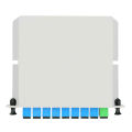 Recommended Products  Fiber Optic Plc Splitter 1 x 8 Insertion Outdoor Electrical Splitter / Lgx / Cassette Type Sc/Apc. 