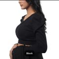 [ Amena fashion ] Crop top Short body full sleeve fashionable blouse for women's.. 