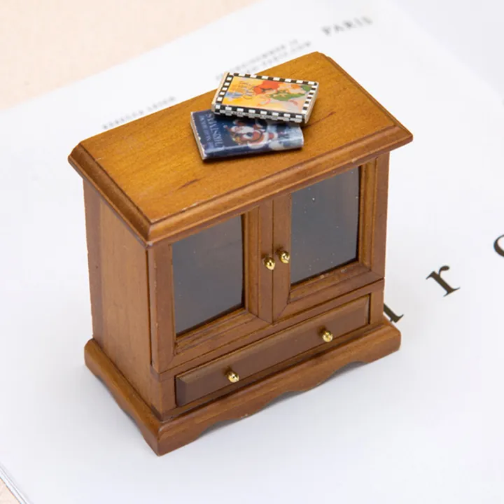 1/12%20Miniature%20Dollhouse%20Display%20Cupboard%20Doll%20House%20Cabinet%20Showcase%20Dollhouse%20Furniture%20Decoration%20Accessories%20-%20Image%204