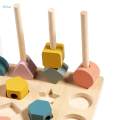 Beads Sequencing Toy Colors Cognition for Birthday Gift Kids 2 3 4 5 Year Old.