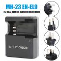Universal LED Indicator Portable Camera Battery Charger Charging Dock MH-23 EN-EL9 Power Adapter For Nikon D40 D40X D60 D3000 D5000 D8000. 