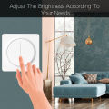 New WiFi Smart Touch Light Dimmer Switch Touch Timer Brightness Memory Smart Life/Tuya APP Remote Control Work with Alexa Google professional design. 