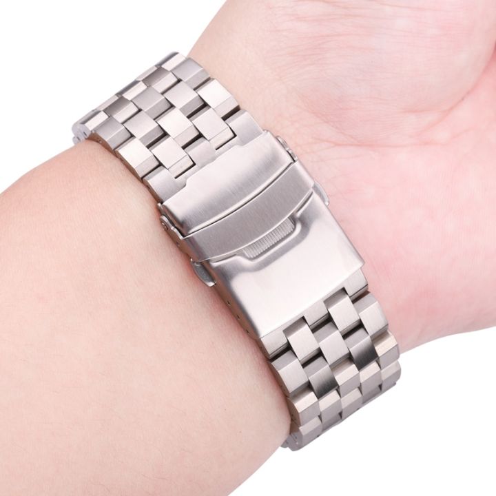 Stainless%20Steel%20Watch%20Strap%20Bracelet%2018mm%2020mm%2022mm%2024mm%20Women%20Men%20Solid%20Metal%20Brushed%20Watch%20Band%20For%20Gear%20S3%20Watch%20Accessories%20-%20Image%208