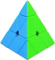 Rubic Pyramid Puzzle Toy Twist Triangle Cube For Kids Gift. 
