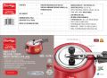 Prestige India Pressure Cooker Nakshatra Cute Red Duo 5liter Induction Bottom (10766).