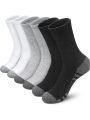 Men's Outdoor Gym Socks High Quality Comfortable Soft Ground-Gripping Football Large Size New Style 6 Pairs.