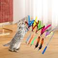 Cat Teaser Toy Exercise Pet Supplies Indoor Cats Chase Interactive Cat Toy. 