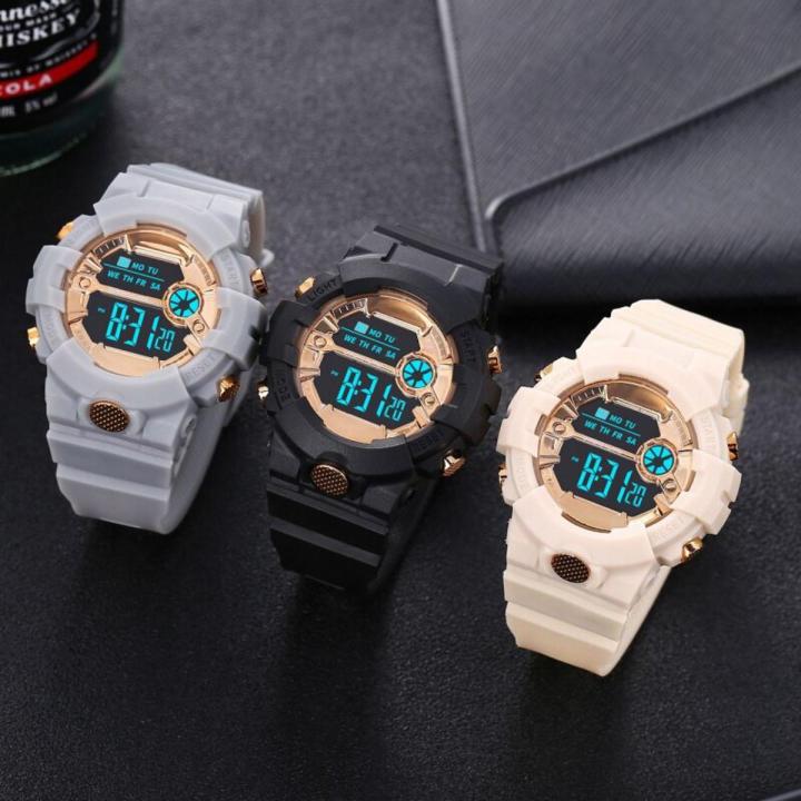 Fashion Waterproof Led Digital Watch For Women Girls Sport Electronic Wrist Watchess