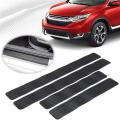 【Alizeker Mall】4Pcs OF set 60cm * 6.8cm 3D Carbon Fiber Black Door Scuff Plate Cover Anti Scratch Sticker Car Anti Scratch Sticker. 