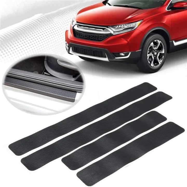 %E3%80%90Alizeker%20Mall%E3%80%914Pcs%20OF%20set%2060cm%20*%206.8cm%203D%20Carbon%20Fiber%20Black%20Door%20Scuff%20Plate%20Cover%20Anti%20Scratch%20Sticker%20Car%20Anti%20Scratch%20Sticker%20-%20Image%204